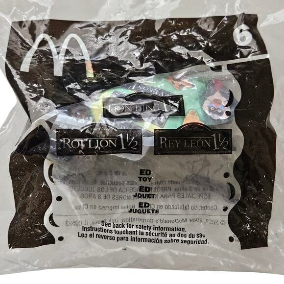 McDonald's Other - 2003 McDonalds The Lion King Ed 6 New in Package